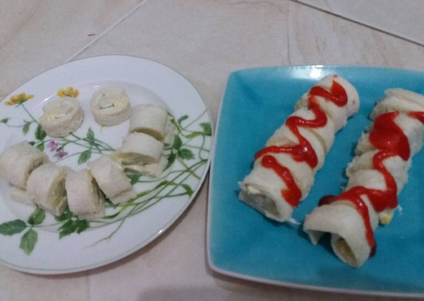 Boiled egg sandwich