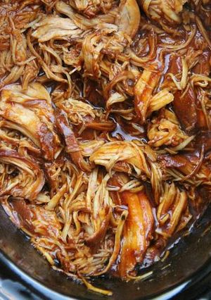 A picture of Ellie's Crockpot BBQ Chicken.