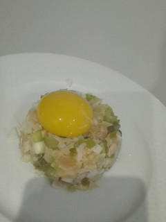 Una foto de Tartar de salmon