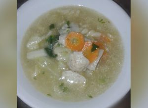 Foto resep 10. Sup baso ayam makaroni
