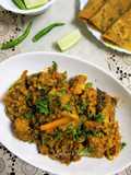 Phulkophi Muger Dal er Dalna (Cauliflower-Green Gram Lentil Curry - Bengali Style)