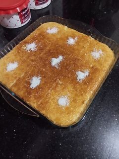 صورة لوصفة بسبوسة لسهرات رمضان