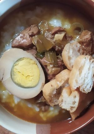 Foto resep Bubur ayam kuah coklat khas semarang