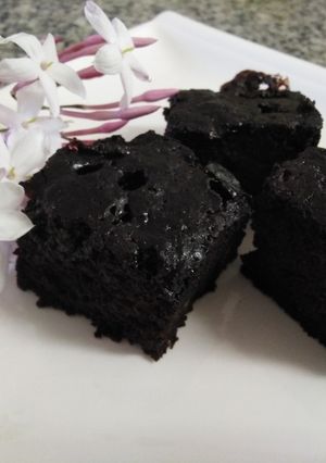 รูปของ Vegan Chocolate Banana Cake ❌sugar&eggs| เค้กวีแกน: เค้กช็อกโกแลตกล้วยหอม ❌น้ำตาล ❌เนย ❌ไข่ ❌นม