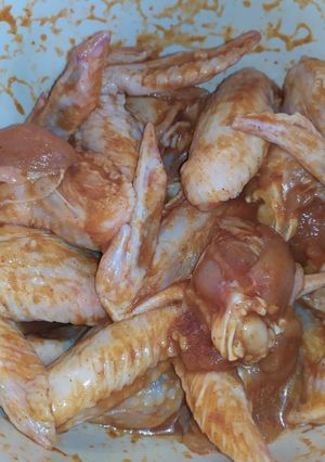 Zdjęcie przepisu Grillowane skrzydełka.