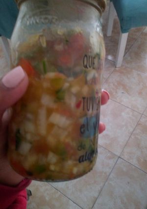 Una foto de Salsa criolla🌶️🍅🥚
