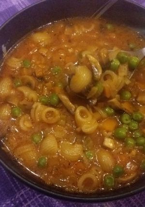 Una foto de Sopa Minestrone