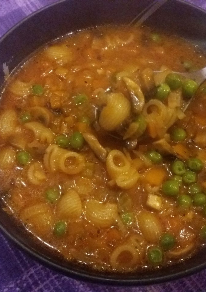Una foto de Sopa Minestrone