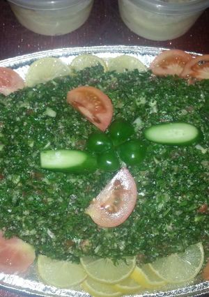 صورة لوصفة تبولة