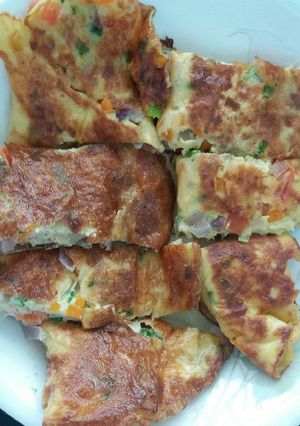 Foto resep Telur dadar gulung