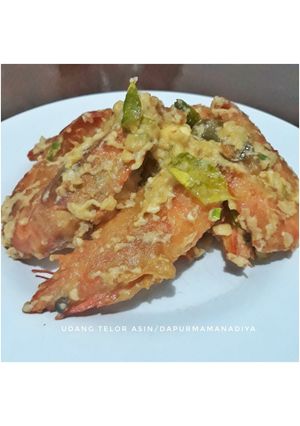 Foto resep Udang saus telur asin