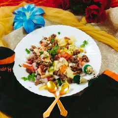 A picture of Mexican salad.