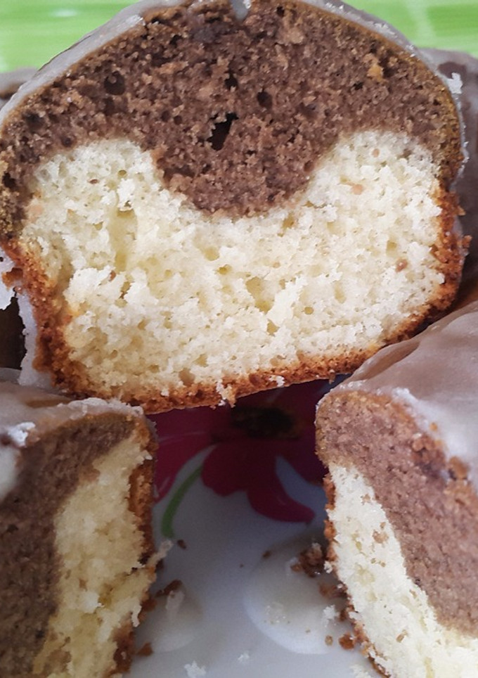 Una foto de Torta marmolada con algarroba