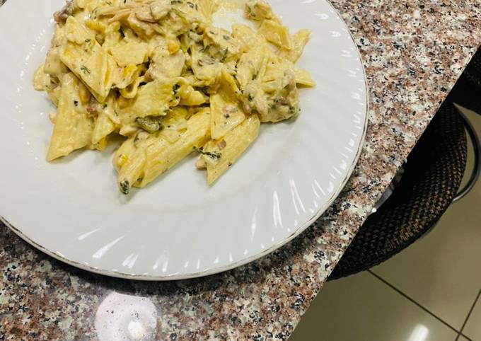 Recipe of Homemade Chicken pasta - New Recipes to try at home