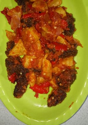 Foto resep Dendeng sapi balado