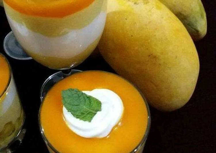 Simple Way to Make Homemade Mango custard