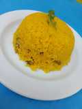 Arroz amarillo con carne de cerdo