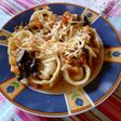 Agnolottis de verdura y ricota con salsa liviana de champiñones