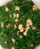 Đọt đậu Hà Lan nấu tôm