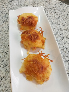 Una foto de Huevos gratinados con jamón