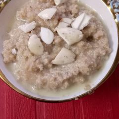 A picture of Khus khus (poppy seed) ka halwa.