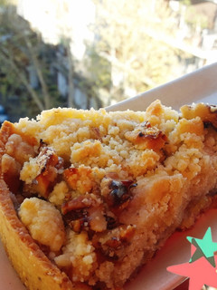 Una foto de Tarta crumble de manzanas