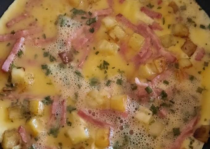 L'omelette garnie de Nadouche