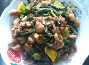 Foto resep Tumis kulit ayam kancang panjang