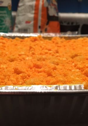 A picture of Cheeto Mac & cheese 🧀.