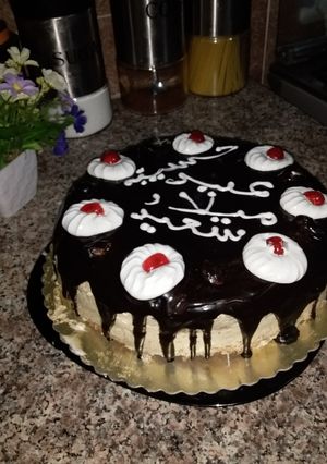 صورة لوصفة كيكة عيد ميلادي 😋😋