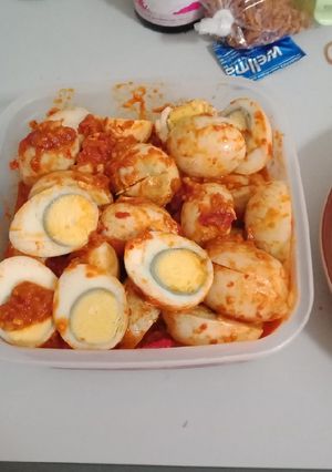 Foto resep Telur balado kilat