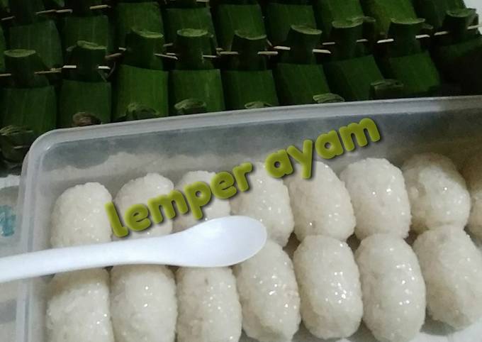 Lemper ayam spesial