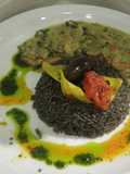 Arroz en tinta de calamar!