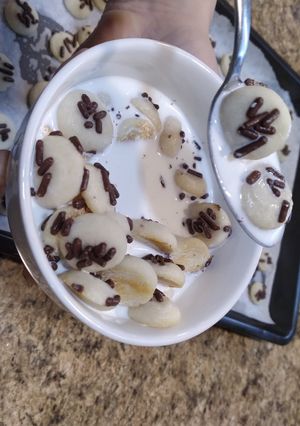 Una foto de Cereal de minis galletas