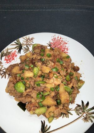 Foto resep Sambal goreng kentang tempe,pete, udang