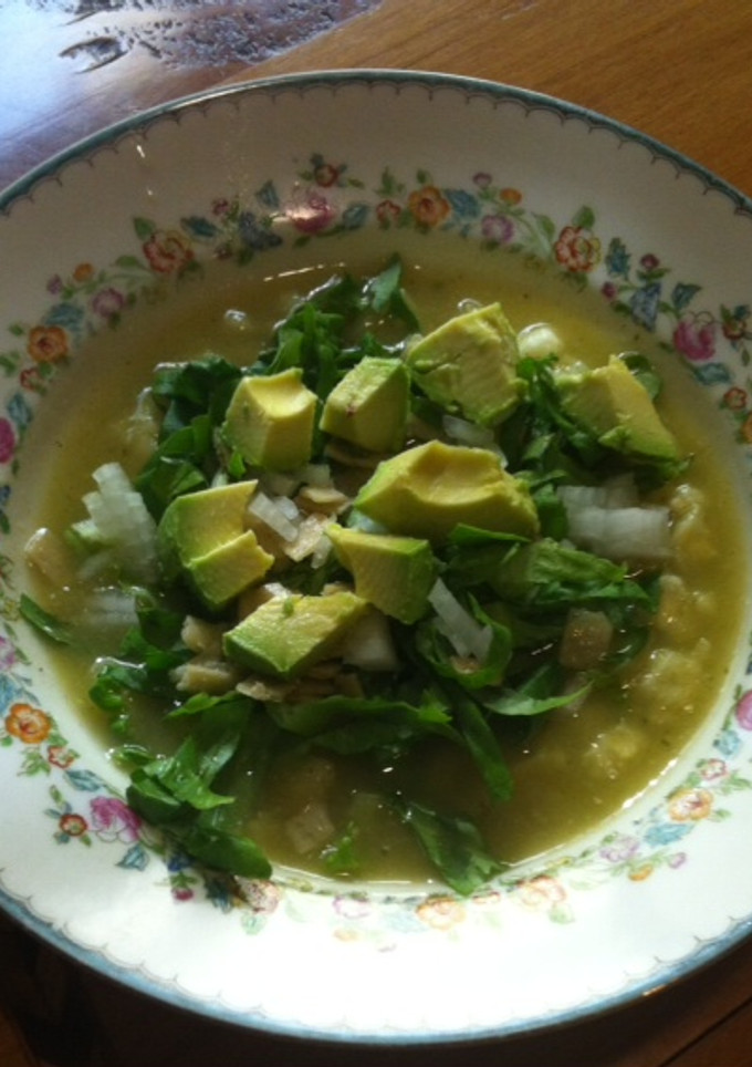 Una foto de Pozole Verde