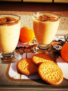 Una foto de Batido laxante con galletas
