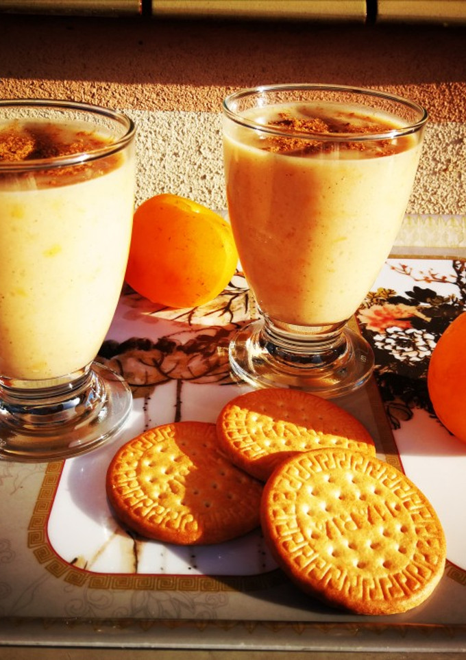 Una foto de Batido laxante con galletas