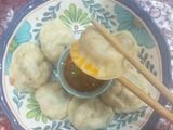 Chicken momos (dumplings)