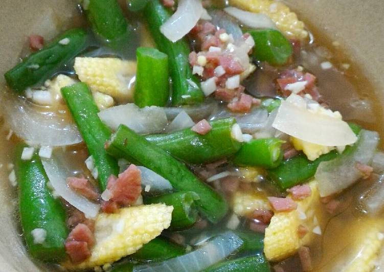 Cara Gampang mengolah Buncis Tumis Daging, Enak