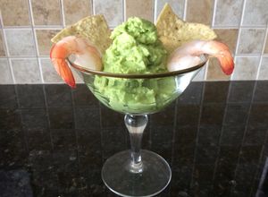 Una foto de Cocktail de Aguacate/Palta con Camarones
