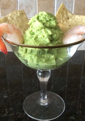 Una foto de Cocktail de Aguacate/Palta con Camarones
