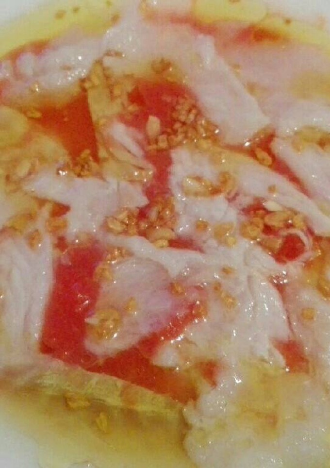 Una foto de Carpaccio de bacalao