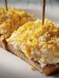 Donosti-Style Pincho (Crab Stick and Shrimp Salad)
