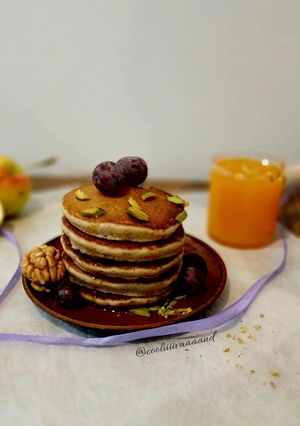 عکسی از دستور پنکیک سیب