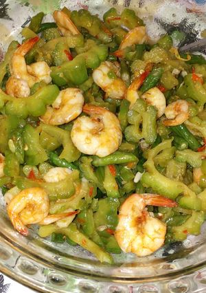 Foto resep Tumis pare udang