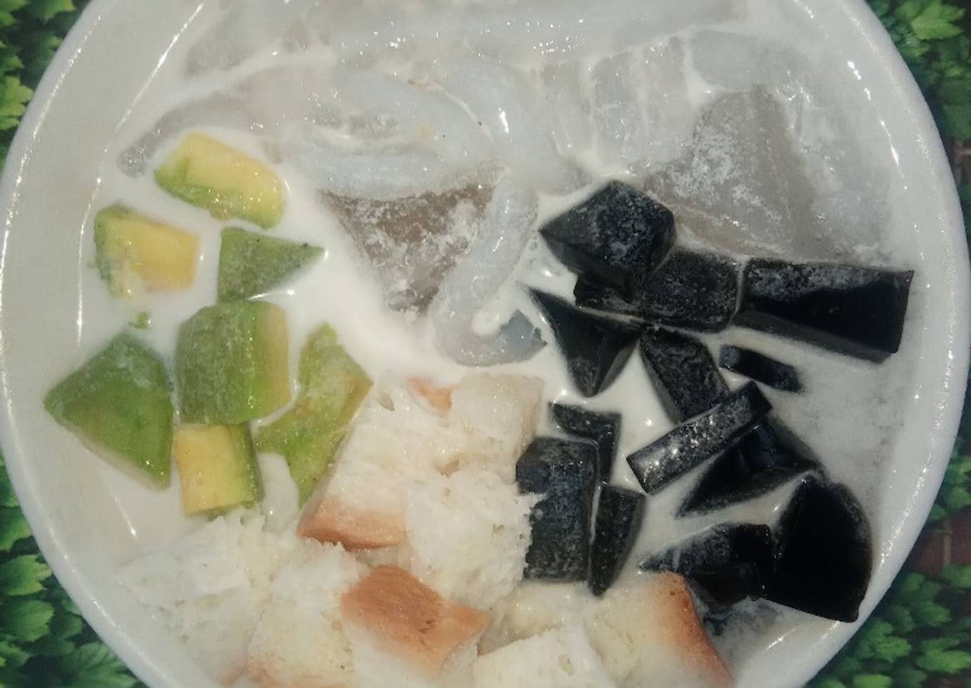 134. Es campur Sederhana kuah santan