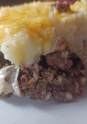 Una foto de Pastel de papa y carne