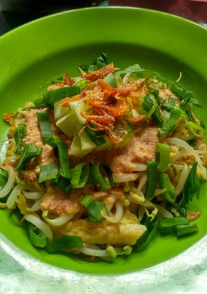 Foto resep Tahu telor sambal kacang
