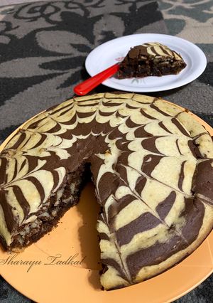 A picture of Chocolate Marble cake.